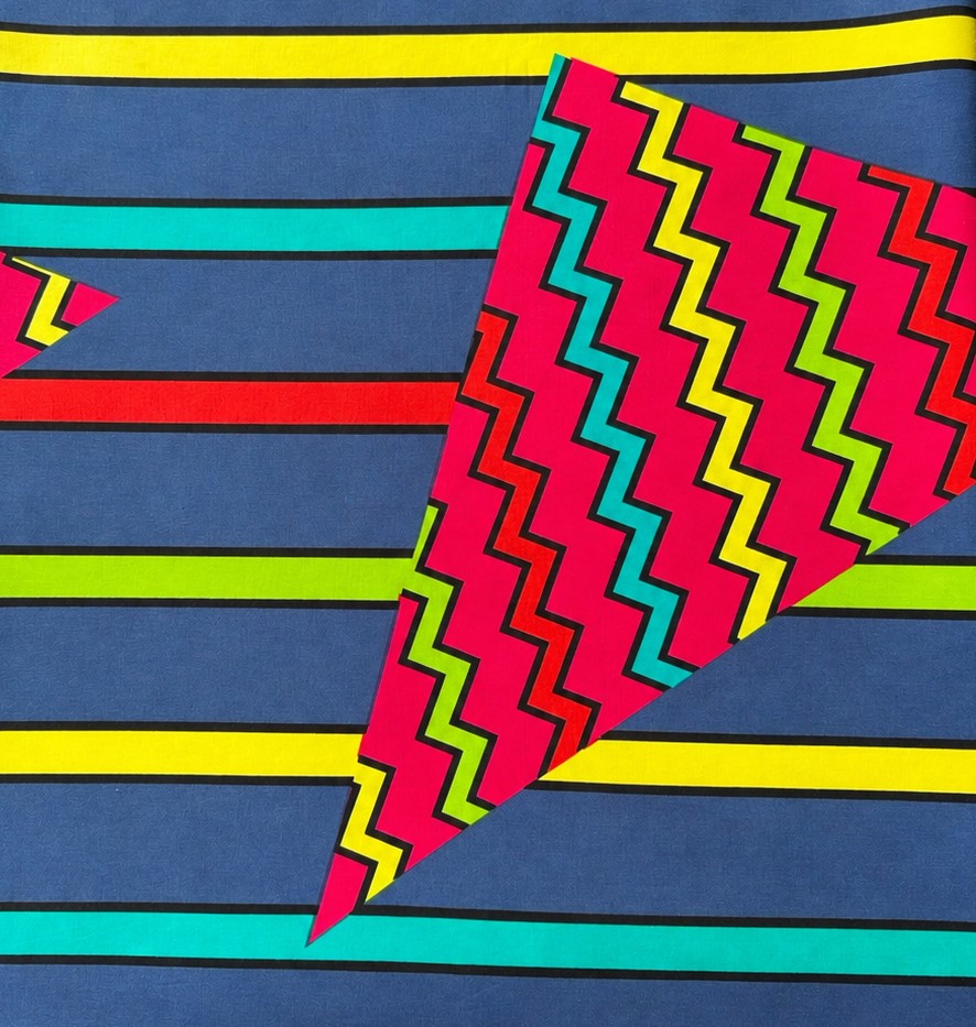 BY REQUEST - BLUE ZIGZAG SAILS