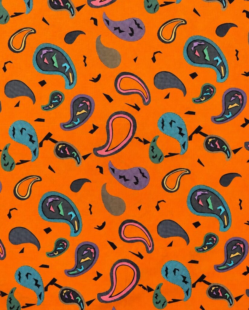 BY REQUEST - ORANGE POP PAISLEY
